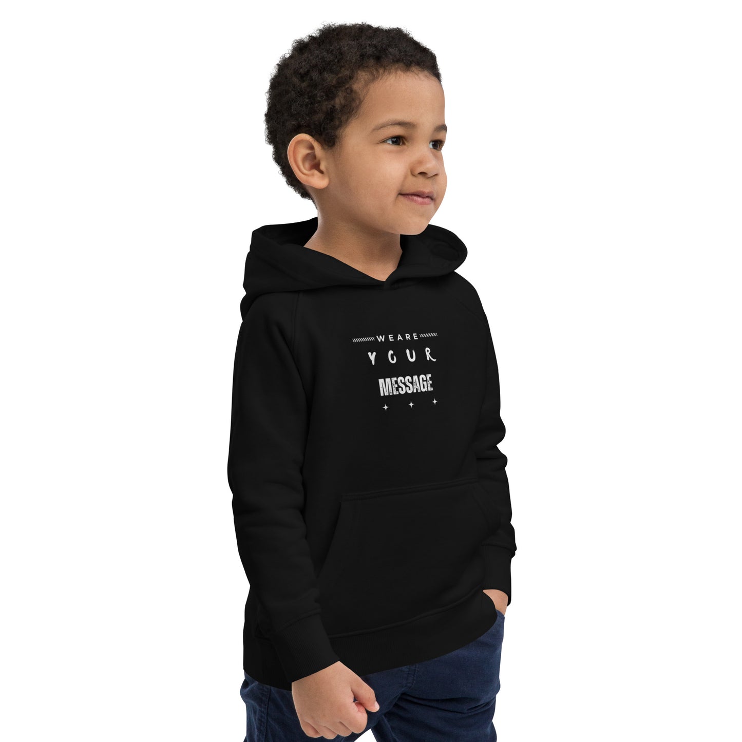 WYM text eco hoodie - Kids
