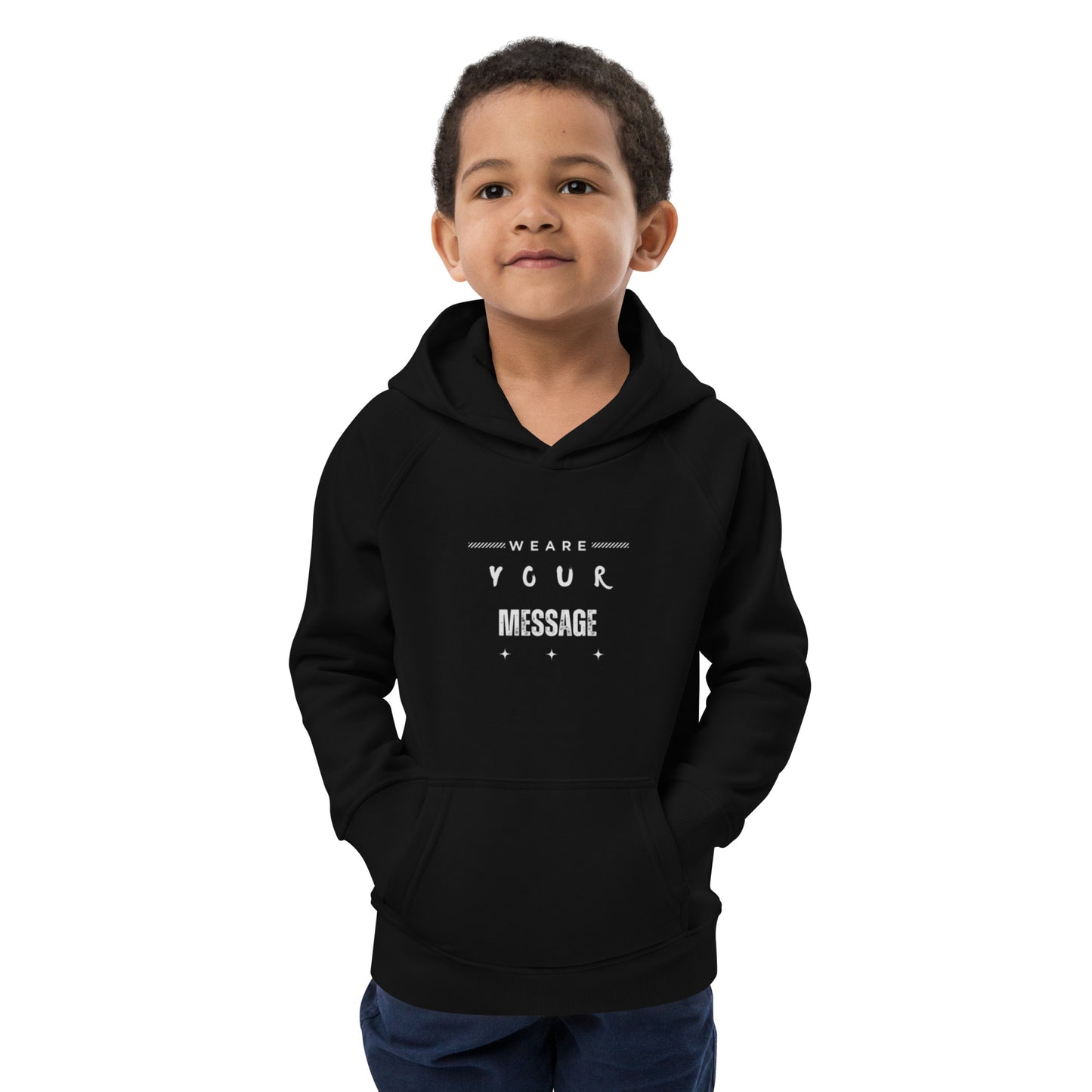 WYM text eco hoodie - Kids