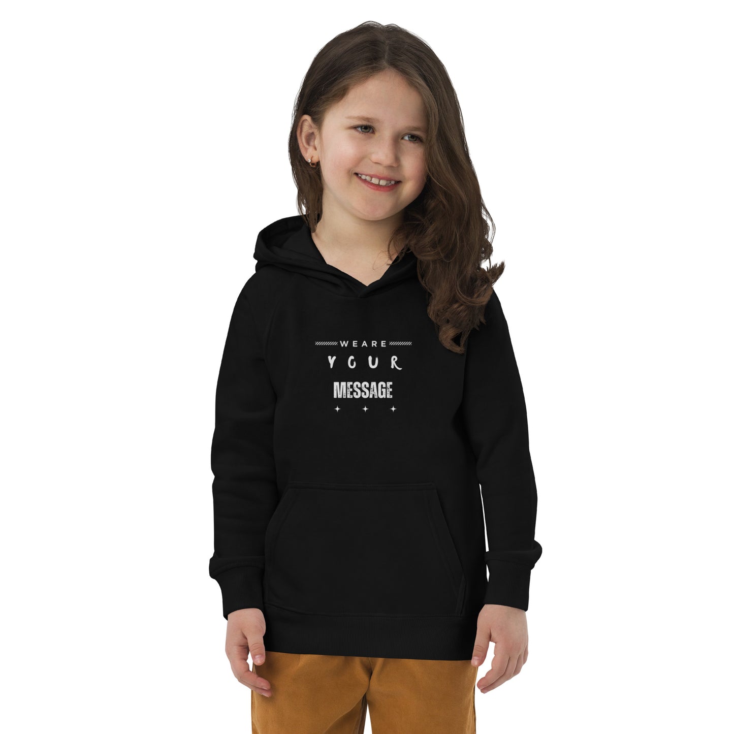 WYM text eco hoodie - Kids