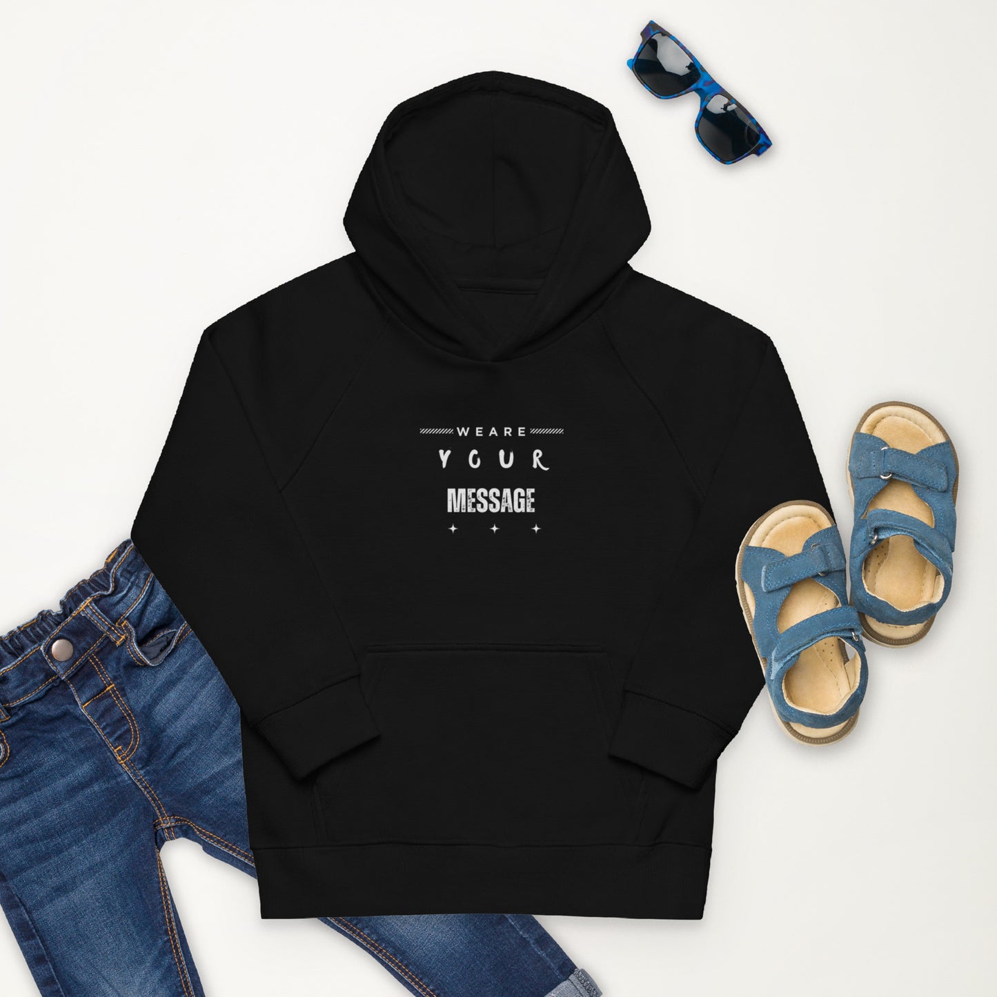 WYM text eco hoodie - Kids