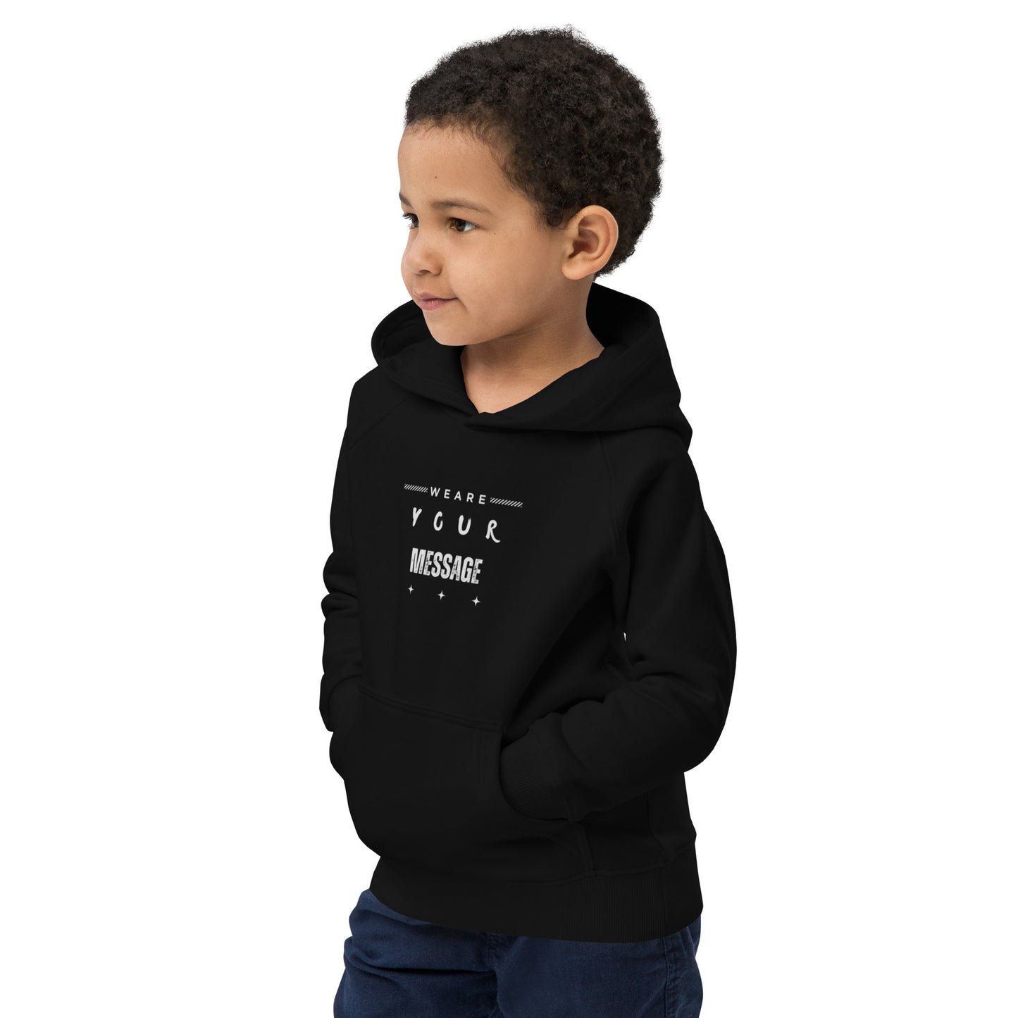 WYM text eco hoodie - Kids