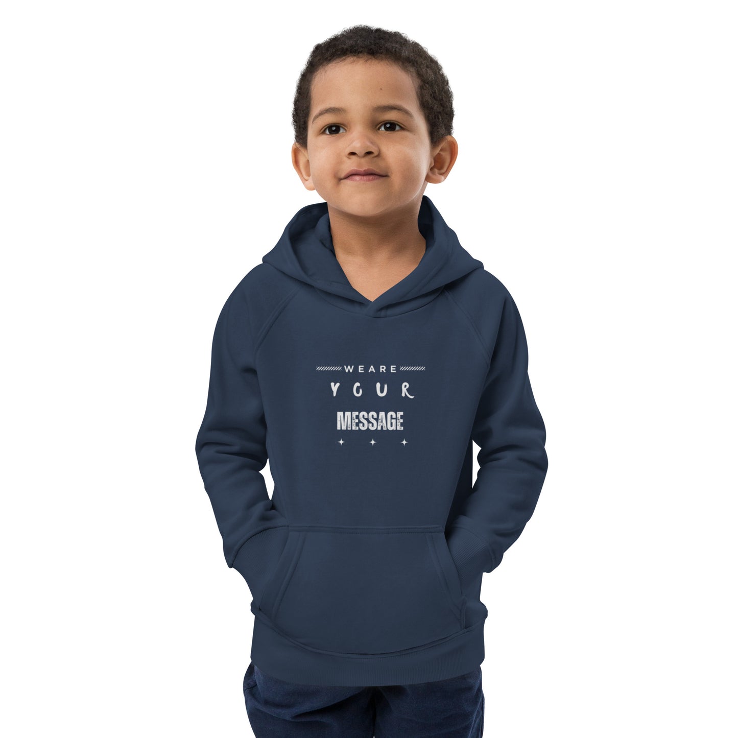 WYM text eco hoodie - Kids