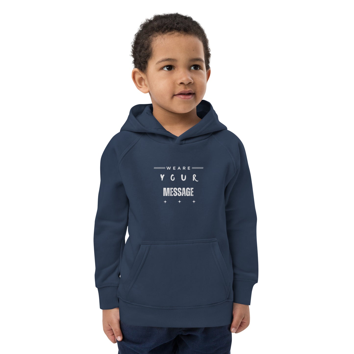 WYM text eco hoodie - Kids