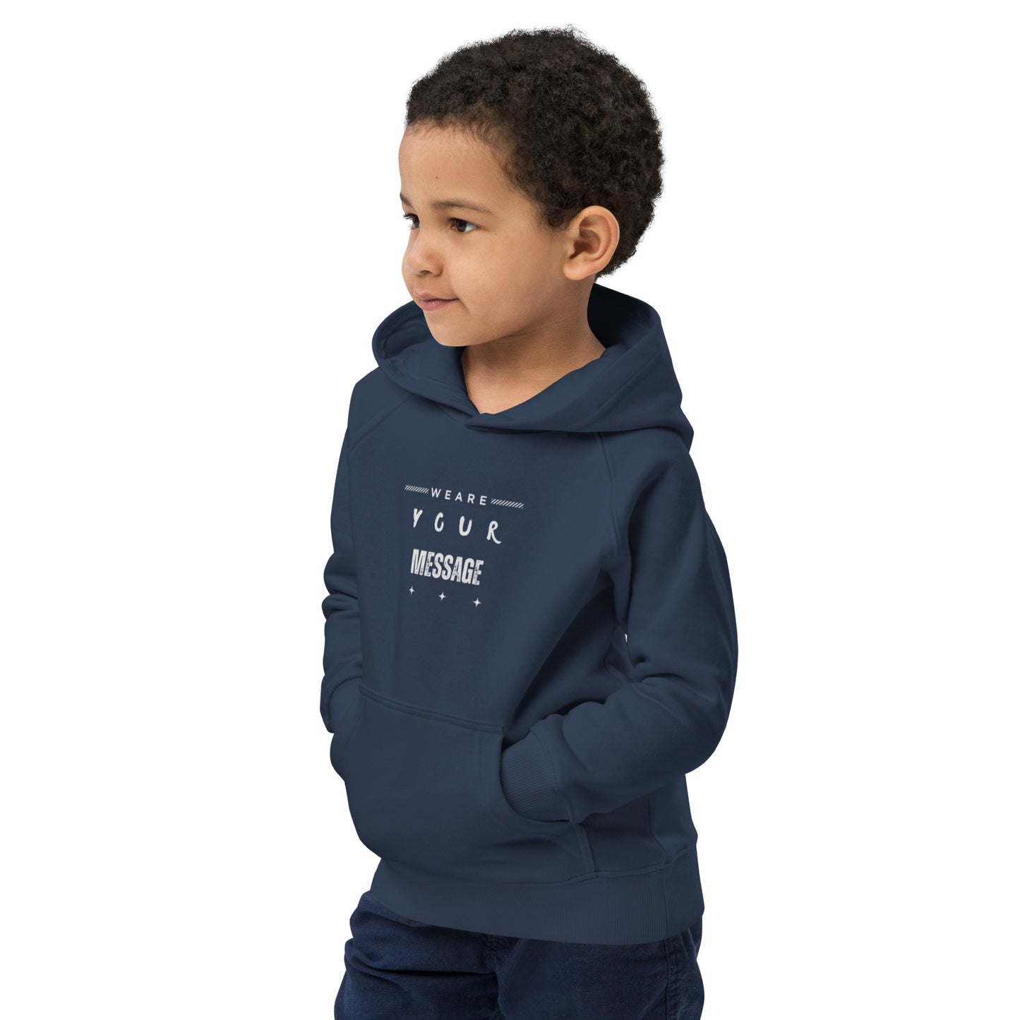 WYM text eco hoodie - Kids