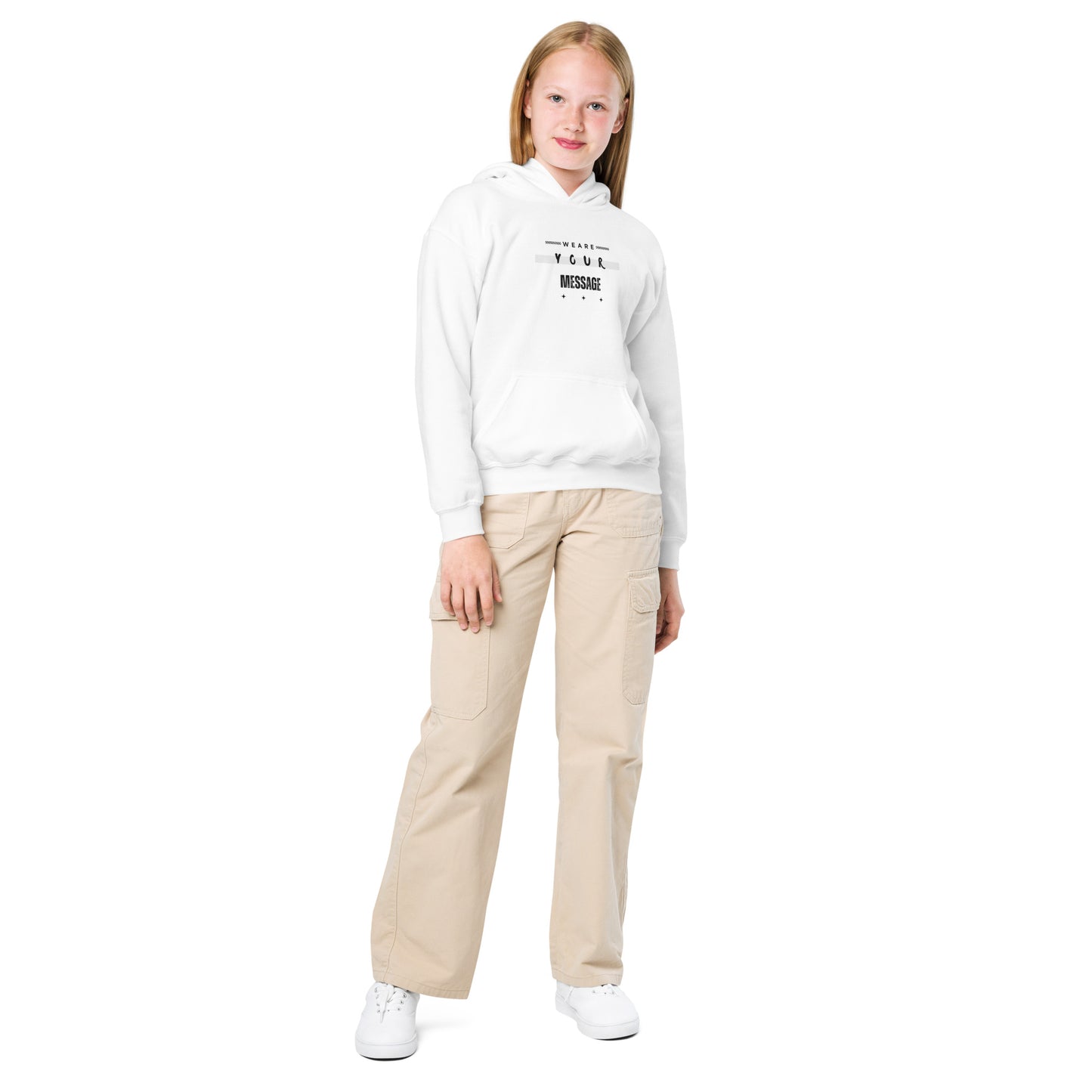 WYM Text Youth Heavy Blend Hoodie