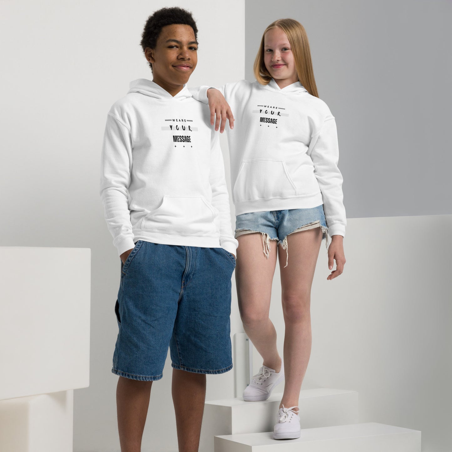 WYM Text Youth Heavy Blend Hoodie