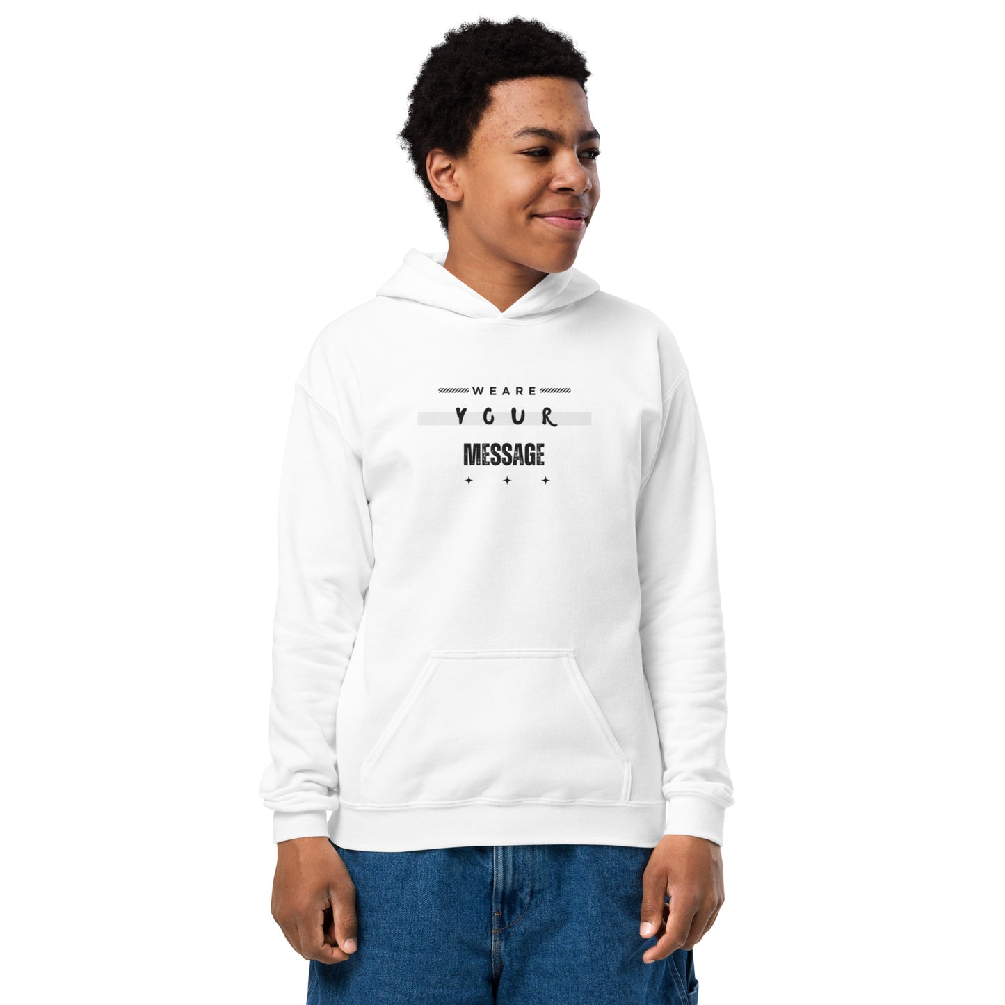 WYM Text Youth Heavy Blend Hoodie